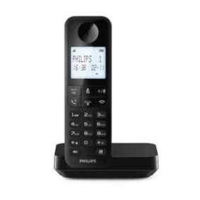 Telefono senza fili, Philips, modello D2701B, nero