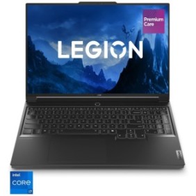 Laptop gaming Lenovo Legion 7 16IRX9 con processori Intel® Core™ i7-14700HX fino a 5,4 GHz, 16", 3,2K, 32 GB, SSD da 1 TB, NVIDIA GeForce RTX 4070 8 GB GDDR6, senza sistema operativo, Eclipse Black, 3 anni di garanzia, Premium Care