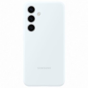 Cover protettiva Custodia in silicone Samsung per Galaxy S24+, BIANCO