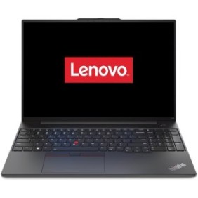 Laptop Lenovo 16'' ThinkPad E16 Gen 1, WUXGA IPS, processori AMD Ryzen™ 5 7530U (16 MB cache, fino a 4,5 GHz), 16 GB DDR4, 2 TB SSD, Radeon, senza sistema operativo, nero grafite