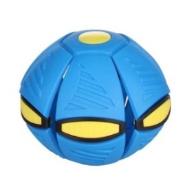 Flying Ball trasformabile in frisbee, 16-23 cm, blu
