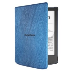Copertina lettore eBook, tascabile, blu