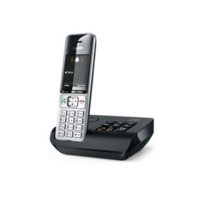 Gigaset COMFORT 500A DECT telefono cordless, SMS, vivavoce Argento/Nero