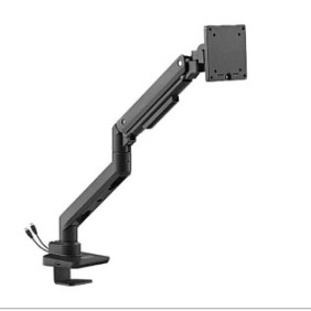 Supporto per monitor da tavolo per carichi pesanti con porta USB-A/USB-C, Blackmount MNT69USB, 17"-49", max. 20 kg, nero
