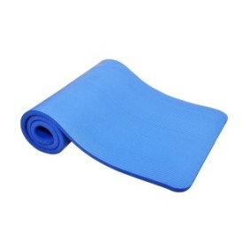 Tappetino yoga/fitness TECHFIT Blu, Leggero, Confortevole, Spessore 1 cm, Tracolla per trasporto