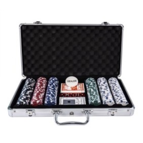 Gioco di poker, 300 fiches con valigetta / PZ 300
