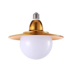 Lampada Decorativa Led E27 30W con Cappello Marrone, Tescomak, SW-13142-20-30W
