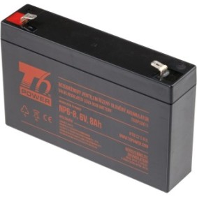 Batteria T6 Power compatibile con NP6-8, 6V, 8Ah