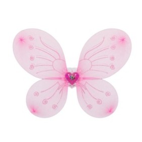 Ali di farfalla cuore rosa per ballo di fine anno festa di carnevale 50 cm JMB-BBL5268
