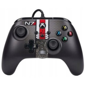 Controller cablato PowerA EnWired per Xbox Serie X/S Xbox One PC 3,5 mm Mass Effect N7