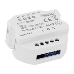 Controller, SMART 2.4G RF, WIFI TUYA, Ultralux, 1 ZONA, Bianco