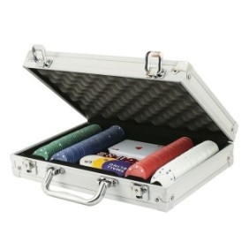Set da poker Premium, valigetta in alluminio, 200 pezzi