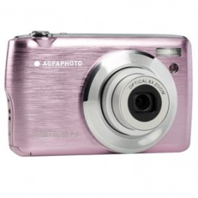 Agfa DC8200 Fotocamera digitale, 18 MP, zoom digitale 8x, registrazione video HD, rosa