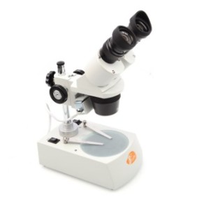 Microscopio stereoscopico binoculare con illuminazione inferiore, Rosfix Mars S MSMS-B-PZPD1, Bianco/Nero