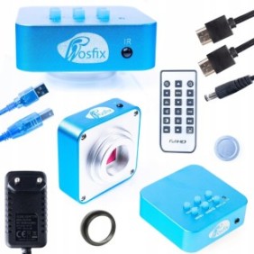 Fotocamera per microscopio, Rosfix, HDMI-USB, Multicolor