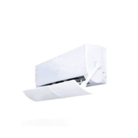 EDAR Deflettori universali espandibili per climatizzazione, protezione corrente, lunghezza regolabile 56 - 100 cm, bianco