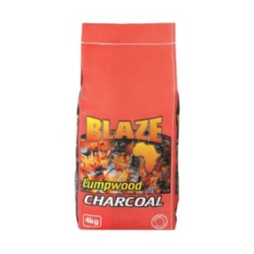 Carbone per barbecue, 4 kg, Blaze