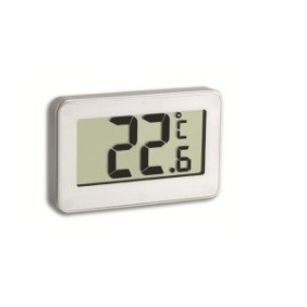 Termometro digitale con magneti e supporto S30.2028.02 bianco