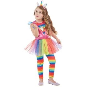 Costume completo da unicorno per bambini 115 cm (4-5 anni)