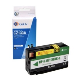 Cartuccia d'inchiostro G&G compatibile con HP NO. 711 (CZ133A), nero