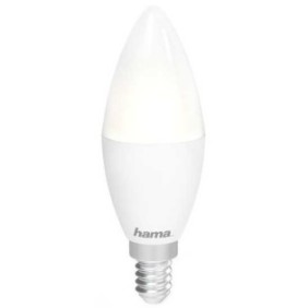 Lampadina LED smart Hama, Wi-Fi, E14, 5,5W (40W), 470 lm, luce bianca, classe energetica F