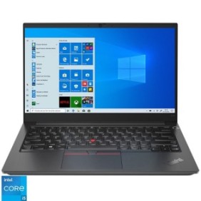 Laptop ultraportatile Lenovo ThinkPad E14 Gen2 con processore Intel Core i5-1135G7, 14", Full HD, 16GB, 512GB SSD, grafica Intel Iris Xe, Windows 10 Pro, Nero