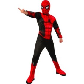 Costume Deluxe Spiderman con muscoli 3D per bambino - No Way Home 5-7 100-110 cm