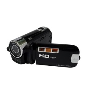 Videocamera digitale Vaxiuja, Full HD, Zoom 16x, 2.7'', 16 Mpx, Nero