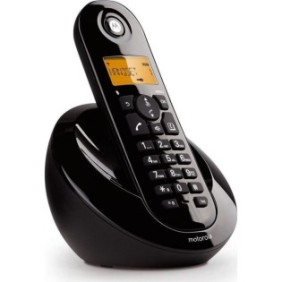 Telefono cordless Motorola C601, nero