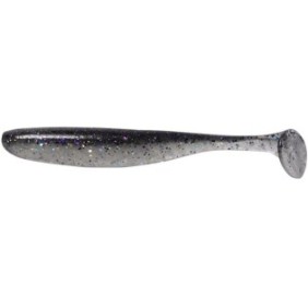 Set di 7 shad Keitech Easy Shiner 10cm Smoke Shiner 39, per la pesca del persico, del lucioperca o del luccio