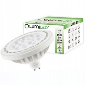 Lampadina LED Lumiled, GU10, ES111, 15W = 100W, 1521 lm, 4000 K, Bianco neutro