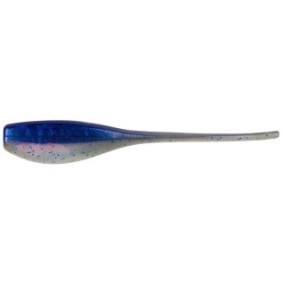 Set di 18 esche morbide Bobby Garland The Original Baby Shad 5 cm Blu Cromato, per la pesca del pesce persico, del pulito o della trota