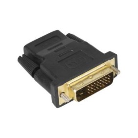 Adattatore DVI-D 24+1 dual link maschio - HDMI V1.4 femmina High Speed con Ethernet Full HD dorato Cabletech