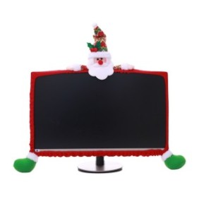 Copri monitor natalizio, Elastica, Multicolor