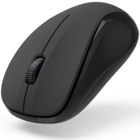 Mouse Hama Ottico Wireless Con 3 Pulsanti Mw-300 V2, Silenzioso, Ricevitore USB, Nero
