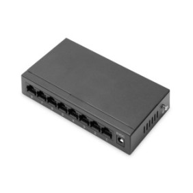Switch Gigabit Ethernet Digitus DN-80066, Digitus, 8 porte, Grigio scuro