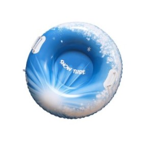 Anello da sci gonfiabile, PVC, 90 cm, Blu/Bianco