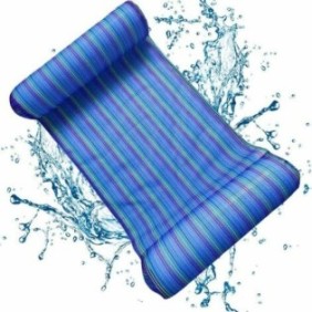 Materasso ad acqua, Longziming, PVC, 134x67 cm, Blu