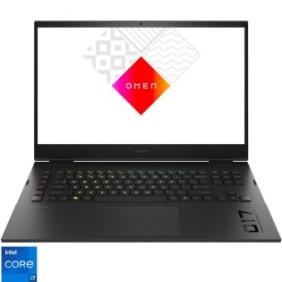Laptop da gaming HP OMEN 17-ck2002nq con processori Intel® Core™ i7-13700HX fino a 5,0 GHz, 17,3", QHD, IPS, 240 Hz, 16 GB DDR5, 1 TB SSD, NVIDIA® GeForce RTX™ 4090, 16 GB GDDR6, FreeDOS, Nero