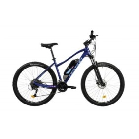 Bicicletta elettrica Devron Riddle W1.7 - 27,5 pollici, 450 mm, blu