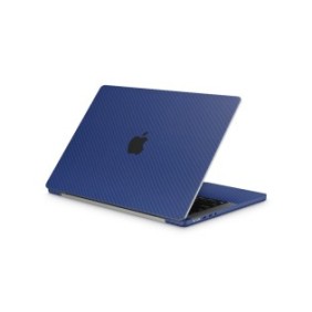 Pellicola protettiva per la pelle per MacBook Pro 14" M1 (2021), Carbon 3D Blue, eSkins