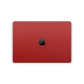 Pellicola protettiva per la pelle per MacBook Air 13" M1 (2020), Carbon 3D Red, eSkins