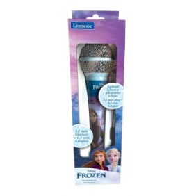 Microfono karaoke Frozen, Lexibook, Cavo 2,5 m, Multicolor