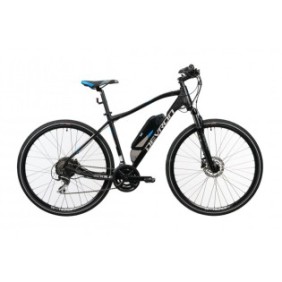 Bicicletta elettrica Devron 28161 - 28 pollici, 490 mm, nera