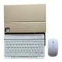 Cover con tastiera e mouse wireless, Bluetooth, per tablet Huawei MediaPad T5 10, 10,1 pollici, Sigloo, Oro