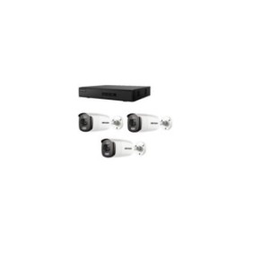 Kit di videosorveglianza Hikvision 2MP, con 3 telecamere MK215 da esterno/interno da 2MP
