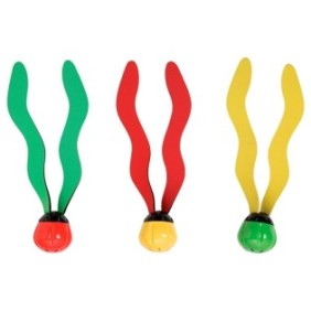 Set di 3 giocattoli subacquei, PVC, Multicolor