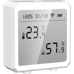 Termometro per umidità, ABS, bianco