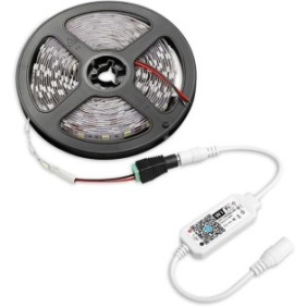 Controller per strip, Con LED, Wireless, Bianco/Grigio