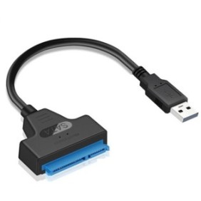 Cavo SATA, USB, 6Gbps, Per disco rigido esterno, SSD HDD, 2,5 pollici, Nero